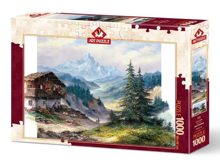 Yeşil Vadi Tablo Tadında Yetişkin Puzzle/Yapboz 1000’parça