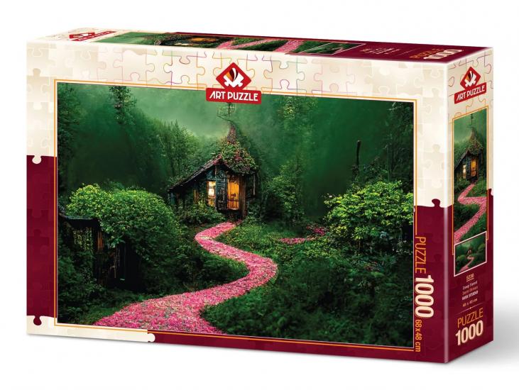 Derin Orman Tablo Tadında Yetişkin Puzzle/Yapboz 1000’parça