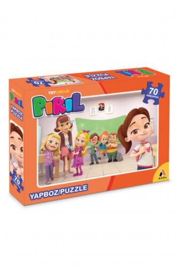 Trt Çocuk Pırıl 70 Parça Kutulu Puzzle/Yapboz