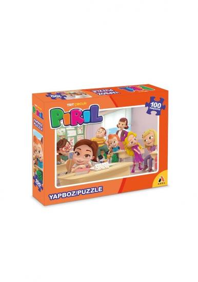 Trt Çocuk Pırıl 100 Parça Kutulu Puzzle/Yapboz