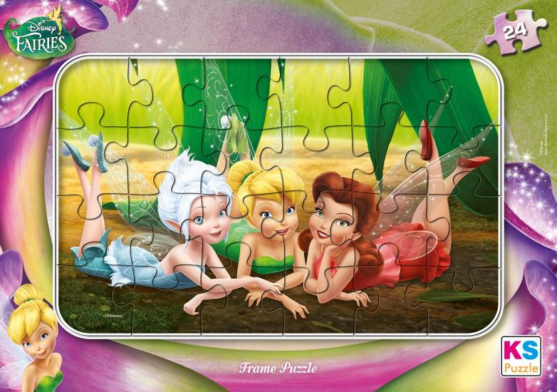 Disney Fairies Lisanslı Frame Puzzle Yapboz 24 Parça