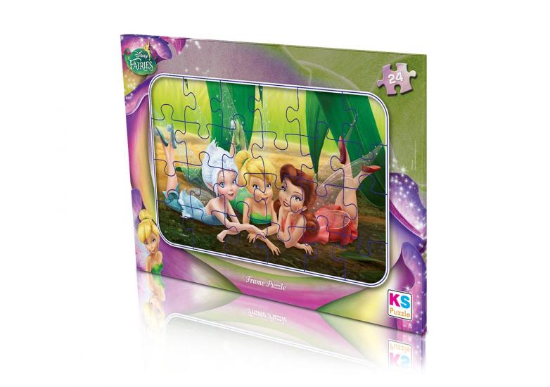 Disney Fairies Lisanslı Frame Puzzle Yapboz 24 Parça