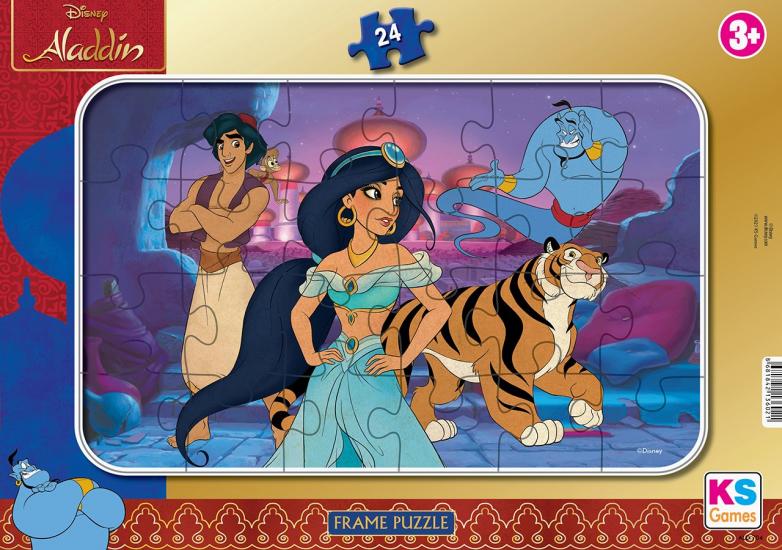 Disney Aladdin Lisanslı Frame Puzzle Yapboz 24 Parça