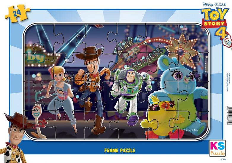 Toy Story (Oyuncak Hikayesi Lisanslı Çocuk Puzzle Yapboz 24 Parça