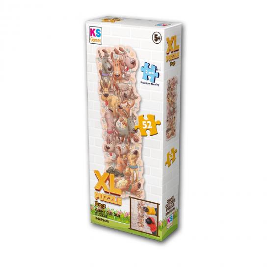 Sevimli Köpekler XL Dev Yer Puzzle/Yapboz (52 Parça)