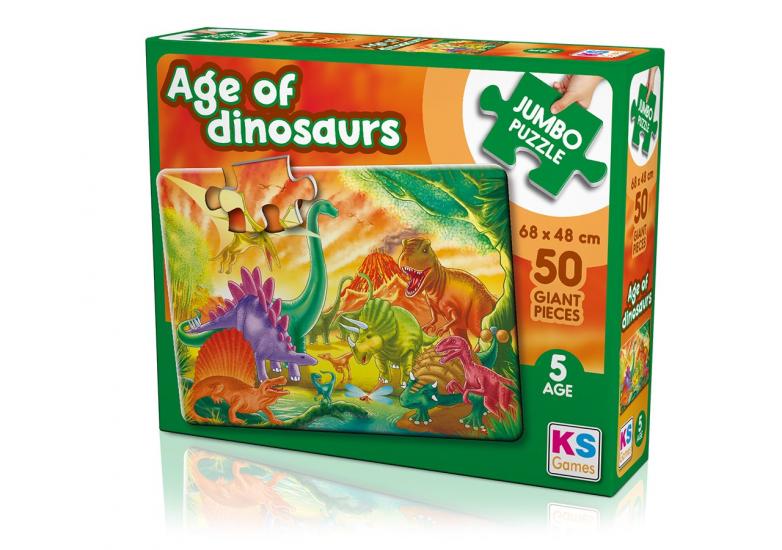 Dinozorlar Çağı Jumbo Puzzle/Yapboz 50 parça (5+ yaş)