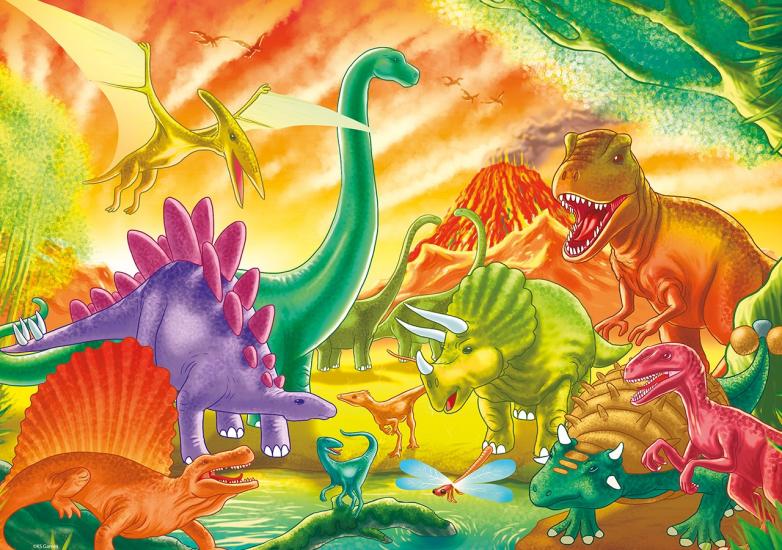 Dinozorlar Çağı Jumbo Puzzle/Yapboz 50 parça (5+ yaş)