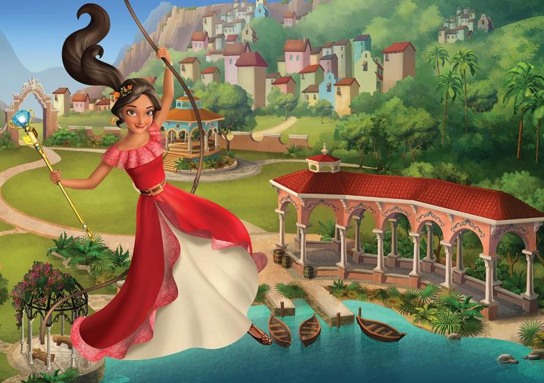 Disney Prenses Elena Lisanslı Kutulu Puzzle/Yapboz 100’parça