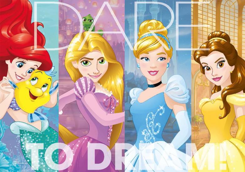 Disney Princess (Prenses) Lisanslı Kutulu Puzzle/Yapboz 100 Parça