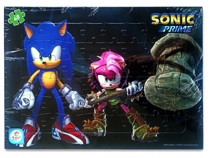 Sonic 48 parça Lisanslı Frame Puzzle/Yapboz