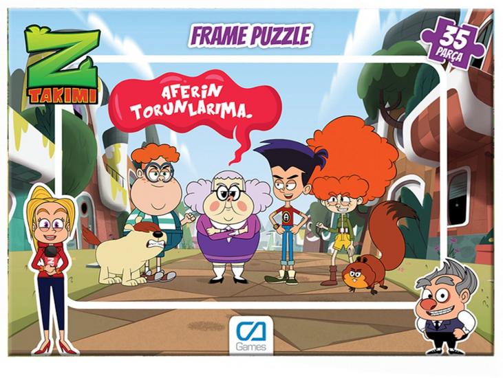 TRT Çocuk Ca Games Z Takımı Puzzle/Yapboz 35 Parça