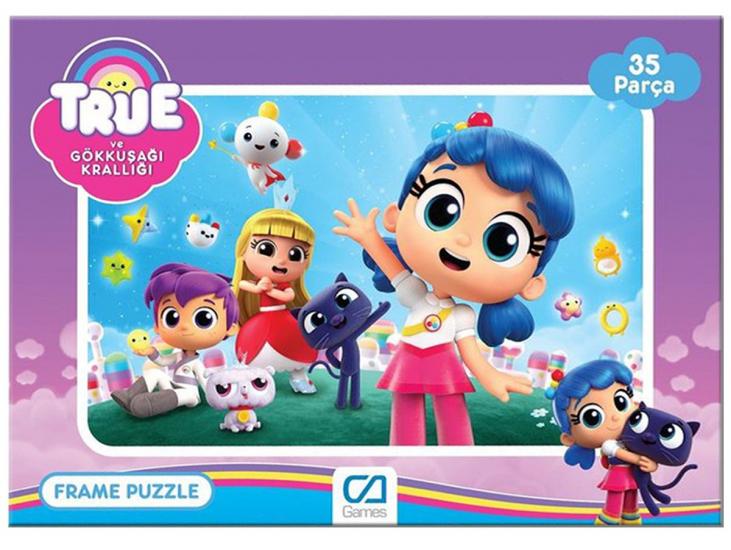 Ca Games True ve Gökkuşağı Krallığı Puzzle/Yapboz 35 Parça