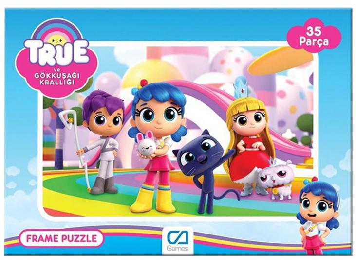 Ca Games True ve Gökkuşağı Krallığı Puzzle/Yapboz 35 Parça