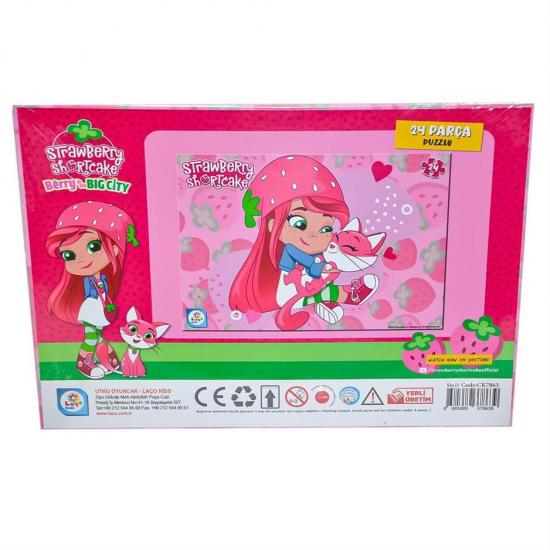Çilek Kız Lisanslı Frame Puzzle/Yapboz 24 Parça
