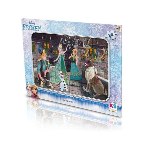 Disney Frozen Karlar Ülkesi Elsa Frema Puzzle/Yapboz 24’parça