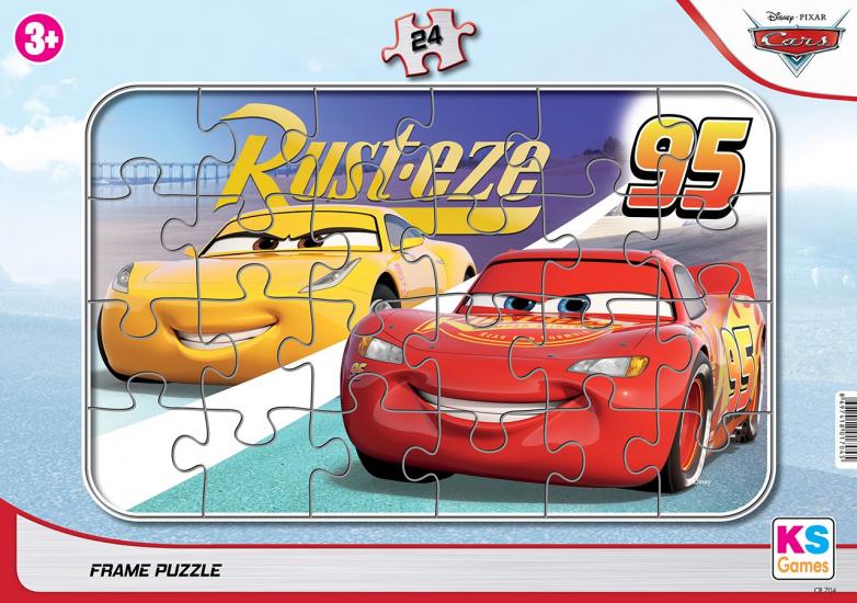Cars, Pj Mask, Sonic 3 lü Frame Puzzle/Yapboz Set