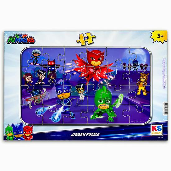 PJ MASKS Pijamaskeliler Frame Puzzle/Yapboz 24 Parça