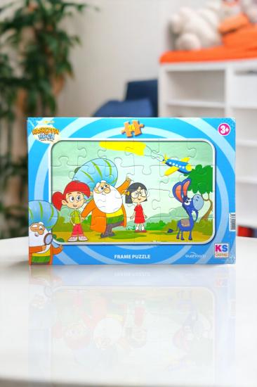 Ks Games Nasrettin Hoca Zaman Yolcusu 24 parça Frame Puzzle/Yapboz