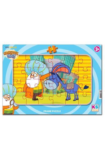 Kesman Games Nasrettin Hoca Zaman Yolcusu 24 parça Frame Puzzle/Yapboz