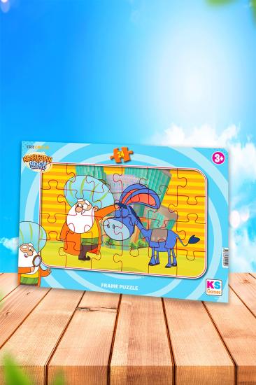 Kesman Games Nasrettin Hoca Zaman Yolcusu 24 parça Frame Puzzle/Yapboz