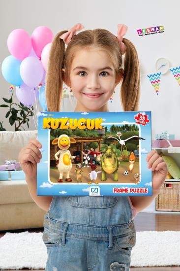 Süper Çizgi Film Kahramanları 6 Adet Puzzle/Yapboz Set