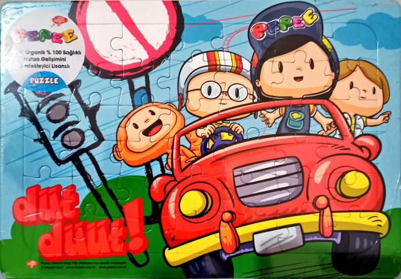 Degar Çocuk Pepee 2’li Frame Puzzle/Yapboz 42+42’parça (Lisanslı)
