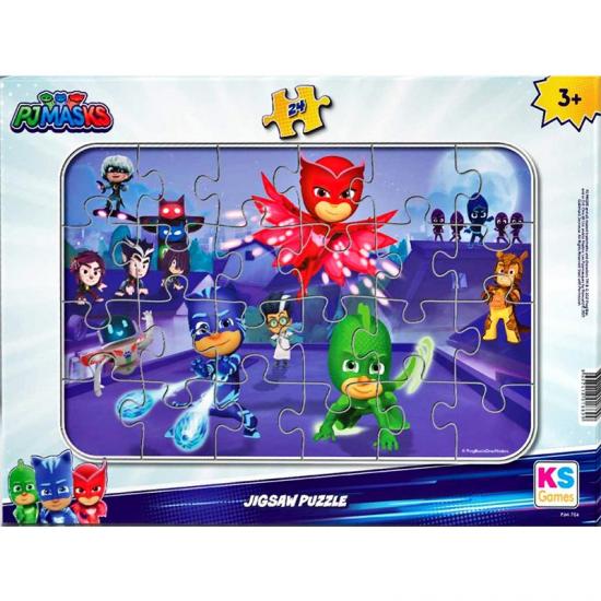 PJ MASKS Pijamaskeliler Frame Puzzle/Yapboz 24 Parça