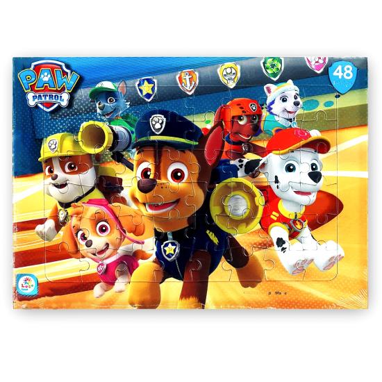 Laço Kids Paw Patrol (Pençe Devriyesi) 48 parça Frame Puzzle/Yapboz