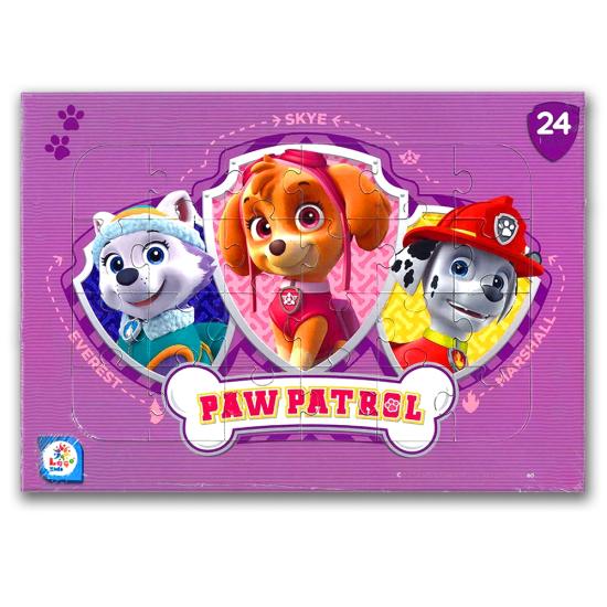 Laço Kids Paw Patrol (Pençe Devriyesi) 24 parça Frame Puzzle/Yapboz