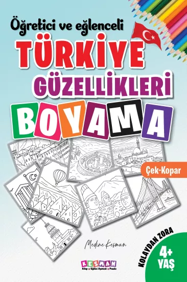 Türkiye Güzellikleri Boyama Kitabı