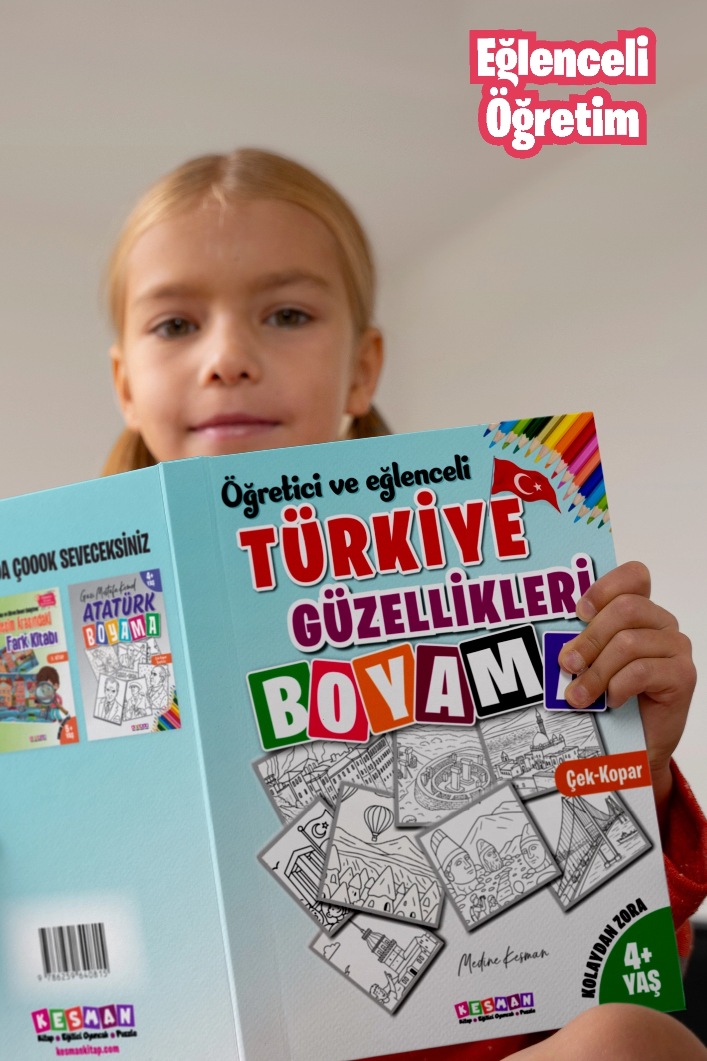 Türkiye Güzellikleri Boyama + Atatürk Boyama Kitabı Seti (Boyama Kalemi Hediyeli)