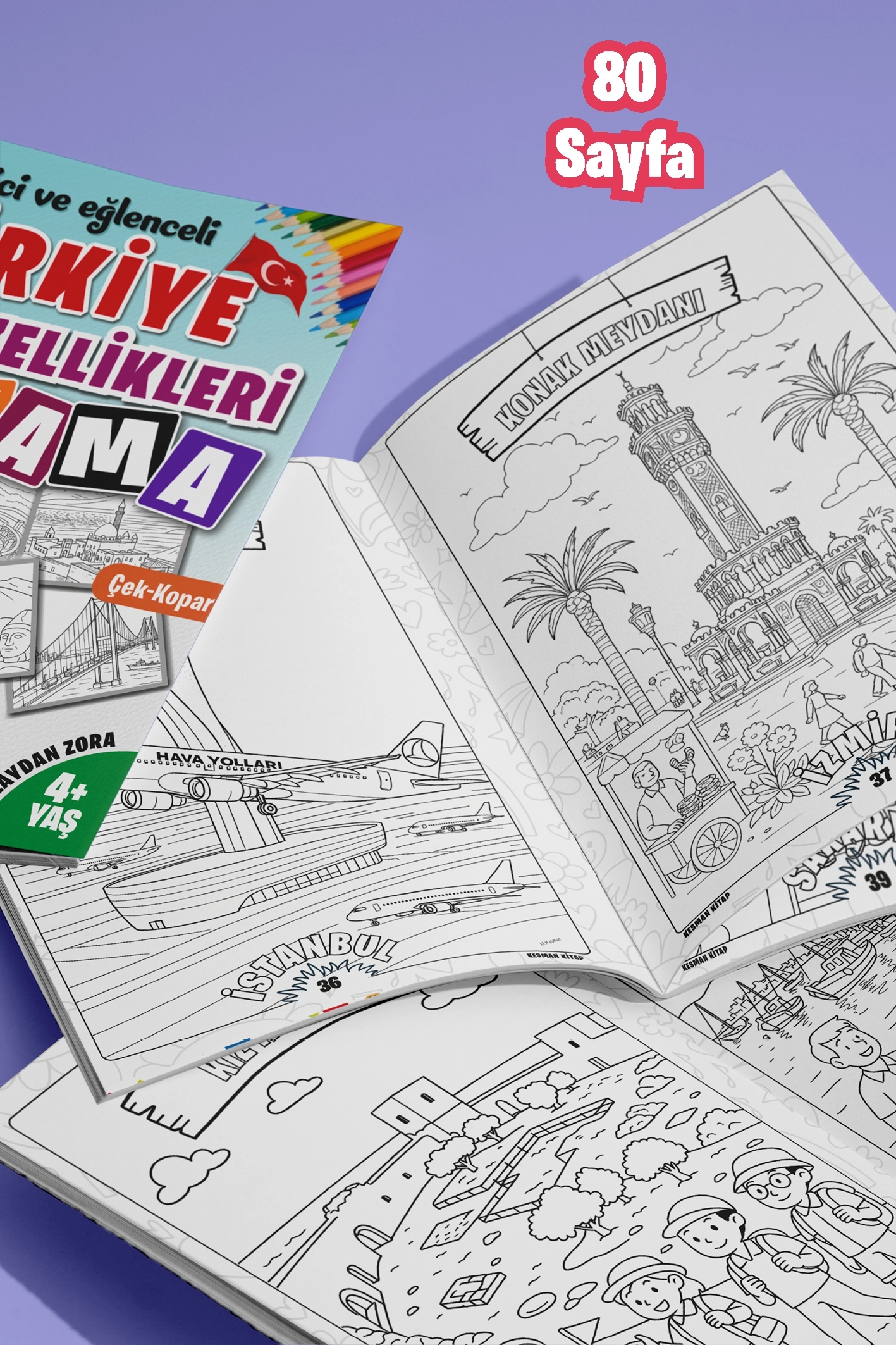 Türkiye Güzellikleri Boyama Kitabı